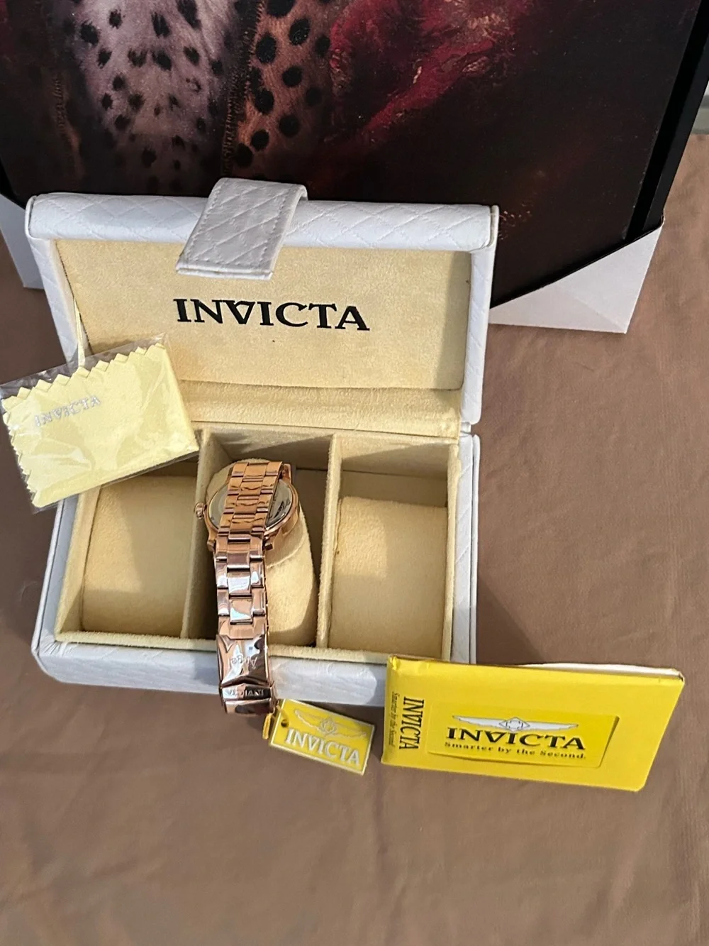INVICTA NWT Authentic Rose Gold Watch with Case - Unisex